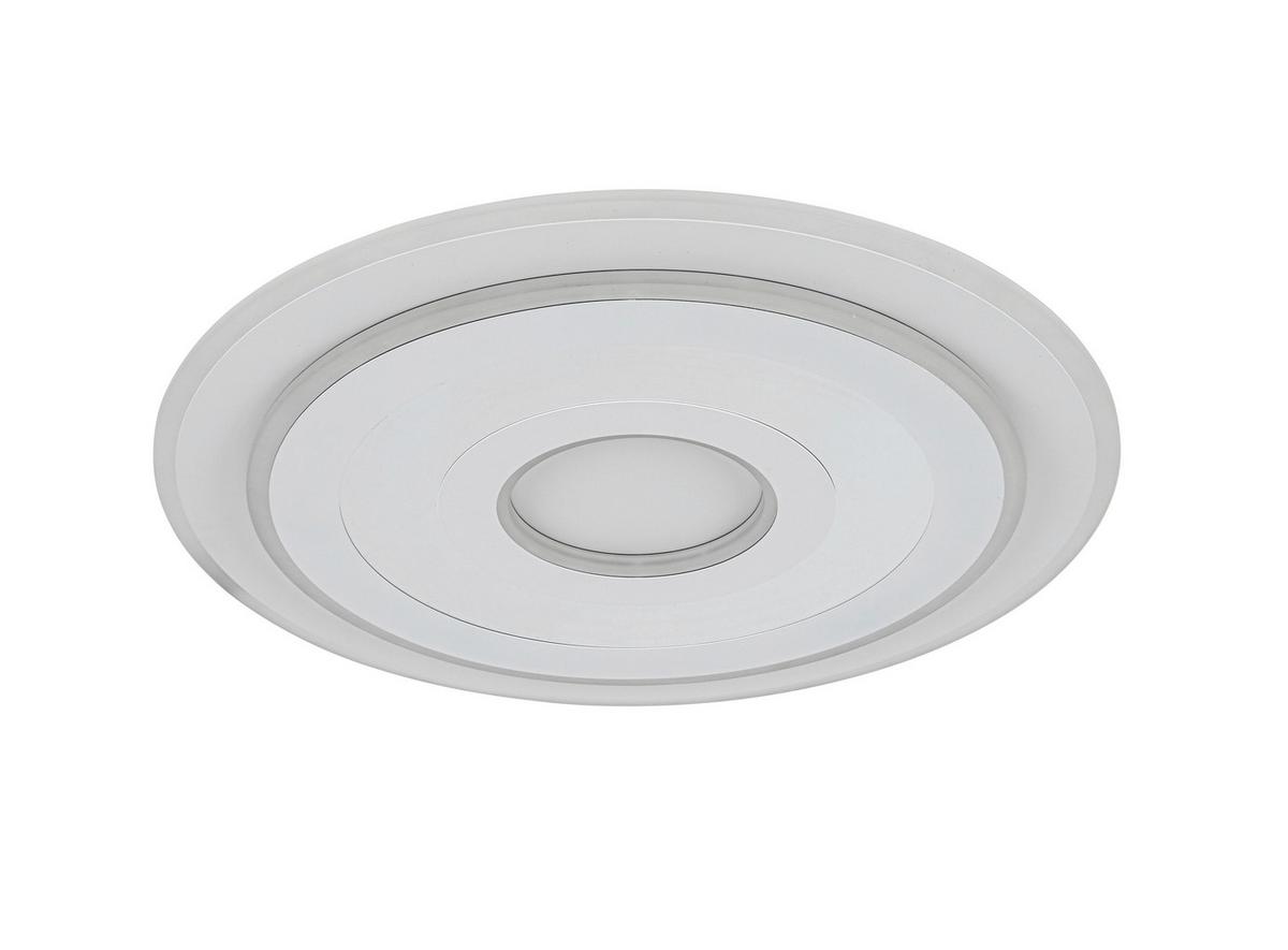 Plafonieră cu LED Birtu - alb, Modern, plastic/metal (49/4,3cm) - Mömax