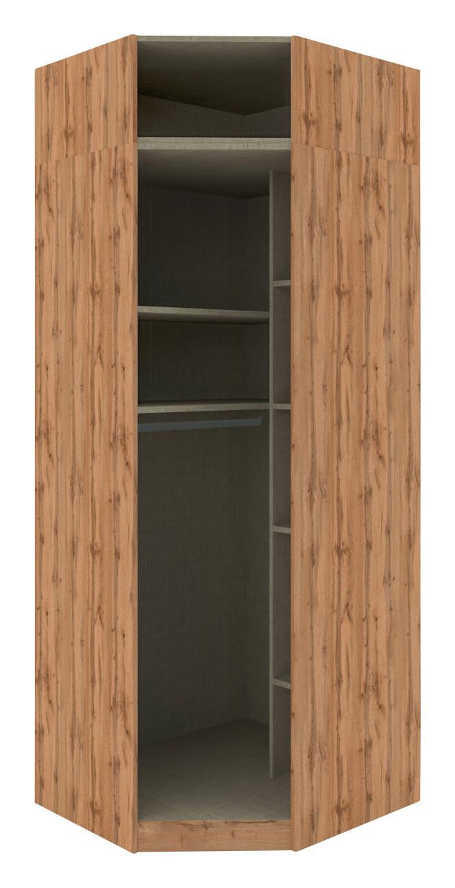 Korpus Kotne Omare Unit - hrast, Moderno, leseni material (91,1/242,2/91,1cm) - Based