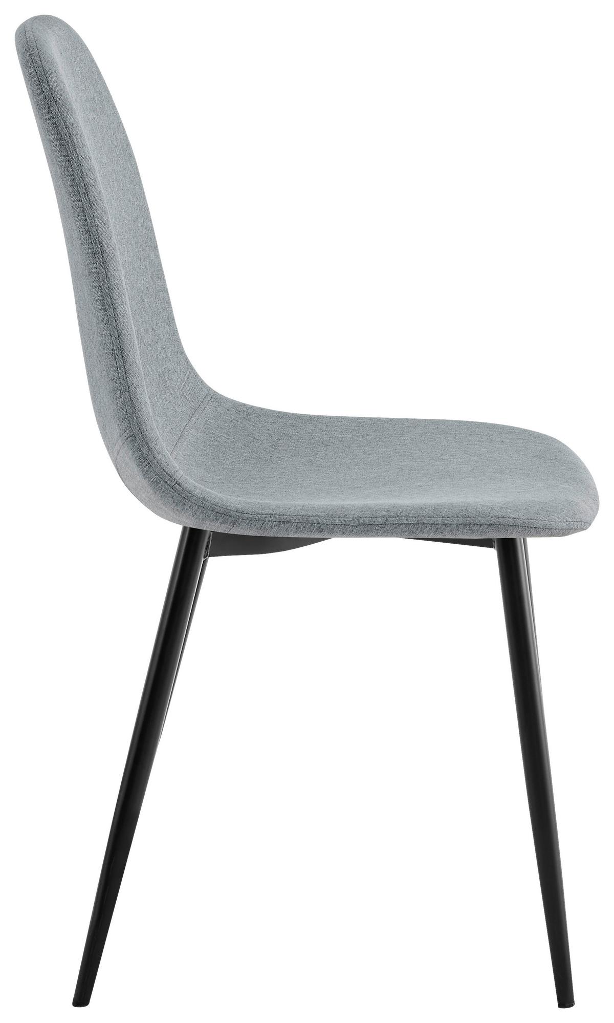 Stolica Maria Ii - siva/svijetlo siva, Moderno, metal/tekstil (44/86/63,5cm) - Best Price