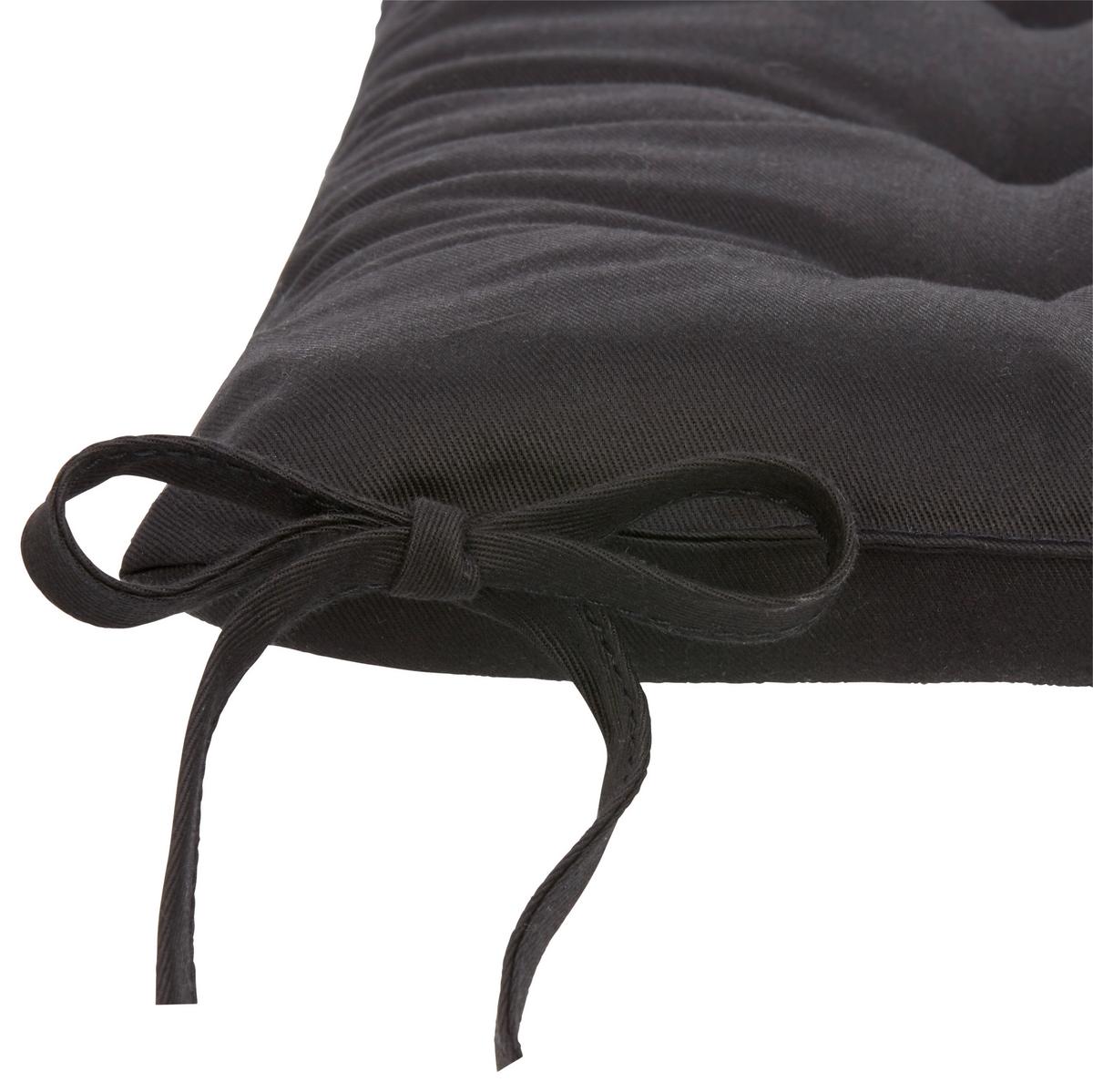 Pernă pentru șezut Lola-Based - negru, Konventionell (40/40/4cm) - Mömax