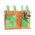 Betttasche Stofftasche - Orange/Grün, Design, Textil Betttasche Stofftasche - Orange/Grün, Design, Textil