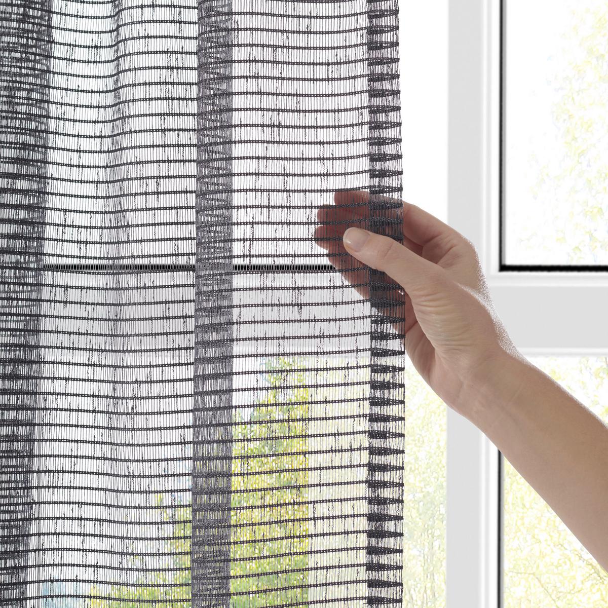 Gotova Zavjesa Luka - antracit, Konvencionalno, tekstil (135/245cm) - Premium Living