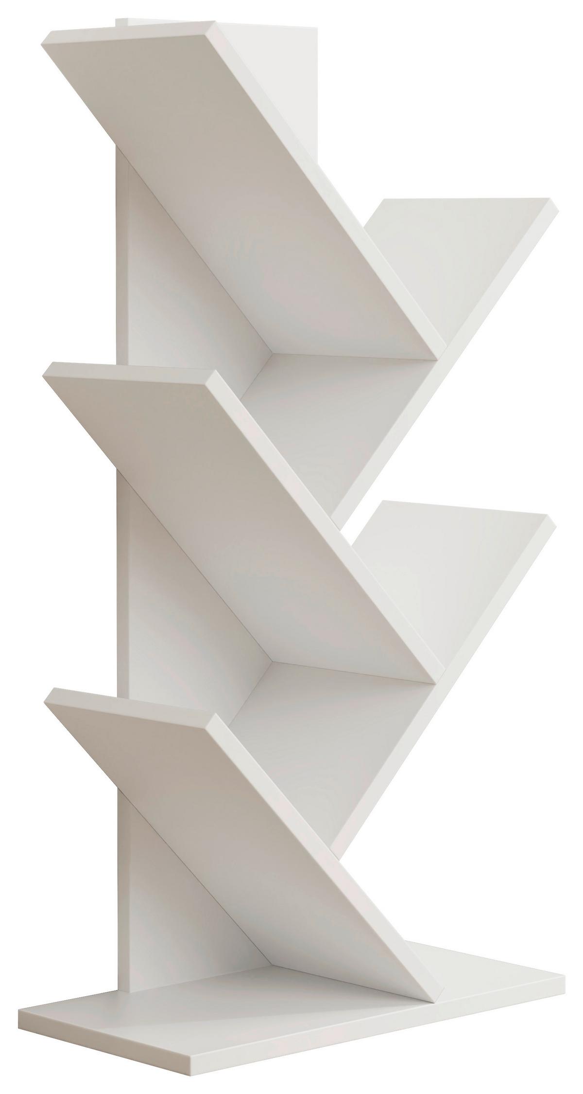 REGAL NULIS L - Weiss, Design, Holzwerkstoff (40/77/20cm) - MID.YOU