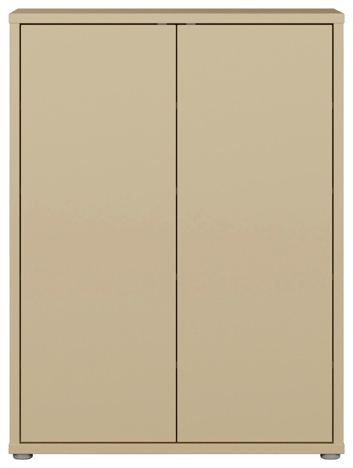 Omara Za Čevlje Alice, Svetlo Rumena - siva/svetlo rumena, Moderno, umetna masa/leseni material (74,5/99,1/34,9cm) - Carryhome