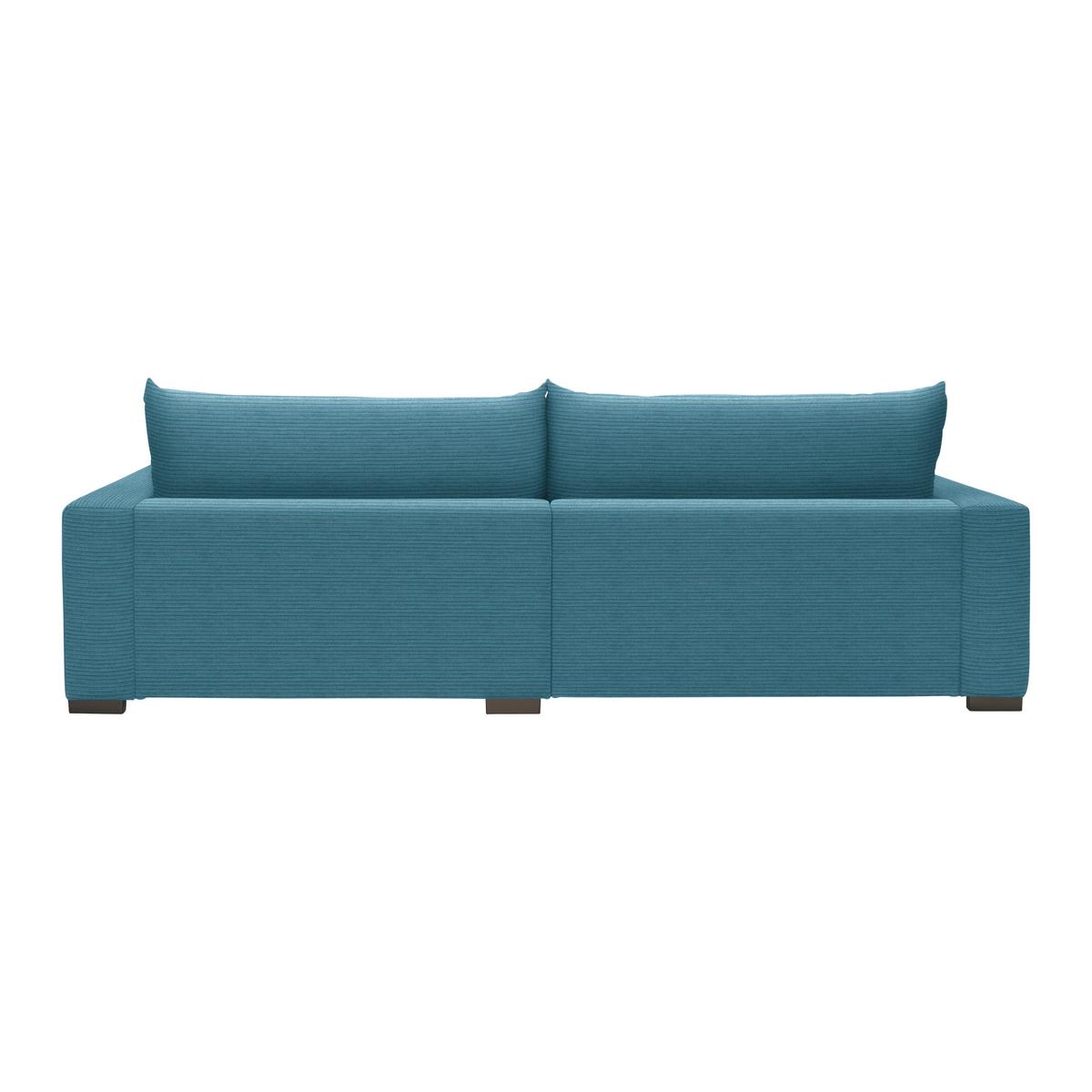 Megasofa Pedro Petrol - Petrol, MODERN, Holz/Holzwerkstoff (261/83/124cm) - Mömax
