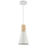 PENDELLEUCHTE BICONES - Weiss, Trend, Holz/Metall (14/16.5cm) - MAYTONI