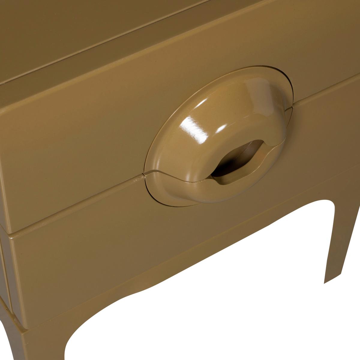 Kommode Merge Honig B: 44cm - Honig, Design, Holz/Metall (44/57/45cm) - Livetastic
