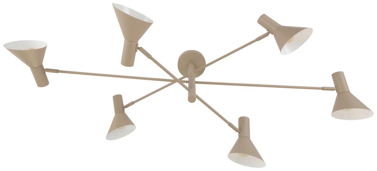 LAMPA SUFITOWA DOMINIKA - beżowy, Design, metal (103/83/40.5cm) - Collet's Monde