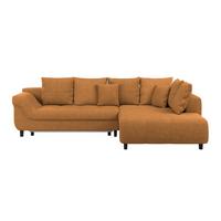 Colțar MENDOZA - portocaliu/gri, Design, textil (309/197cm) - Modern Living