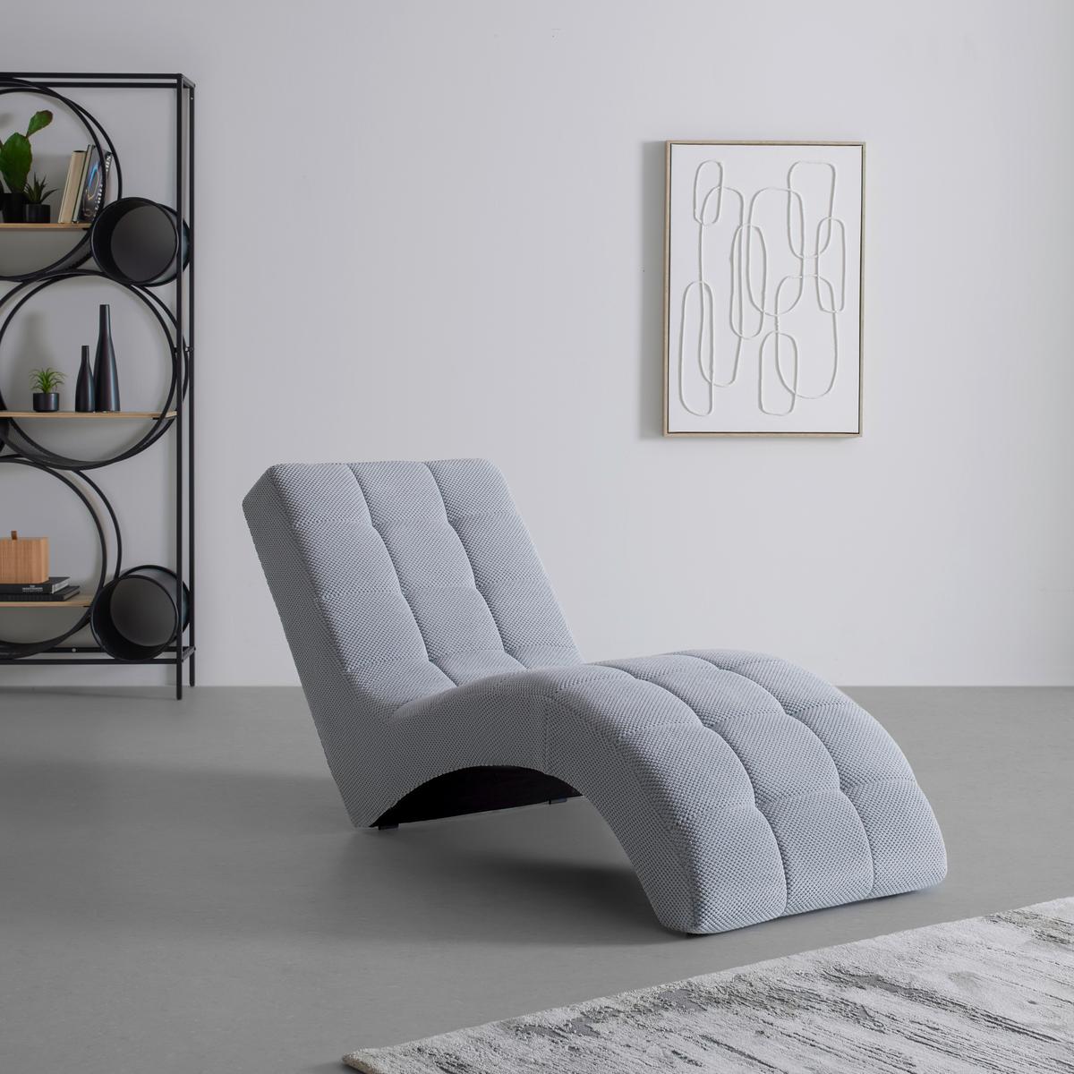 Fotoliu sezlong de relaxare LAGUNA - gri deschis, Modern, textil (68/80/167cm) - Mömax