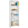HYLLA KILL BILL III -BASED- - vit, Modern, trämaterial (60/175/24cm) - Based