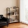 HYLLA TOM -EXKLUSIV- - svart/kashmir, Modern, metall/trämaterial (63.2/89/30cm) - Mömax