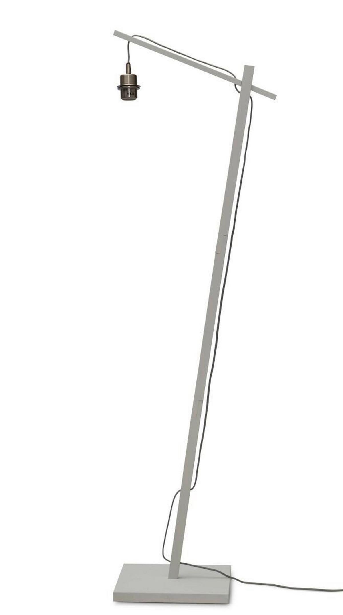 Stoječa Svetilka Cango, Bela, Naravna Barva - bela/naravne barve, Trend (150/40/62cm) - Good & Mojo