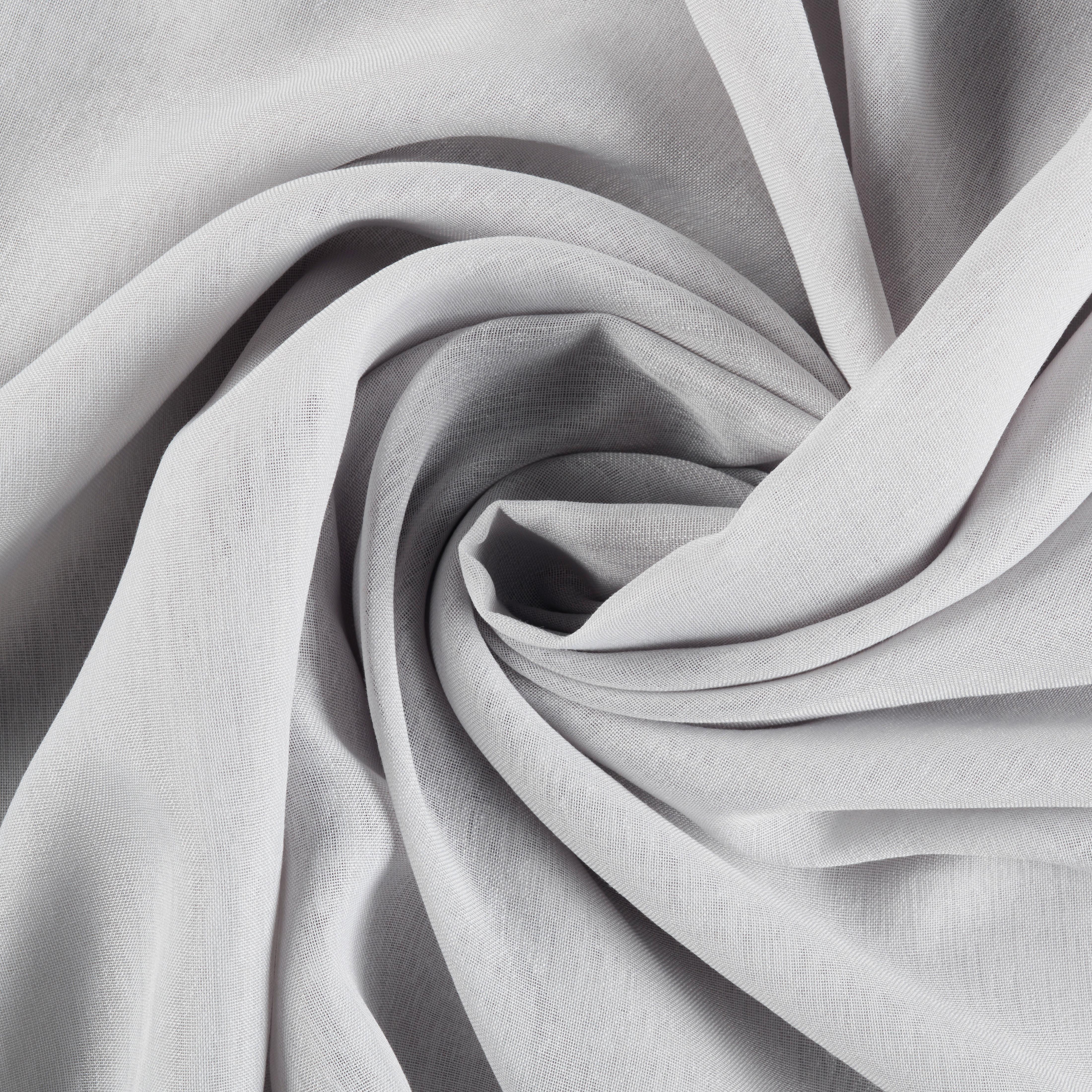 GARDINLÄNGD ELISA -AKT- - ljusgrå, Klassisk, textil (135/255cm) - Mömax