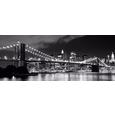 Glasbild Brooklyn, ca. 50x125x2cm - Multicolor, MODERN, Glas (50/125/2cm) - Mömax modern living
