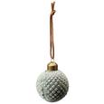 Glob De Crăciun Noel - verde, sticlă/metal (6cm) - Modern Living Glob De Crăciun Noel - verde, sticlă/metal (6cm) - Modern Living