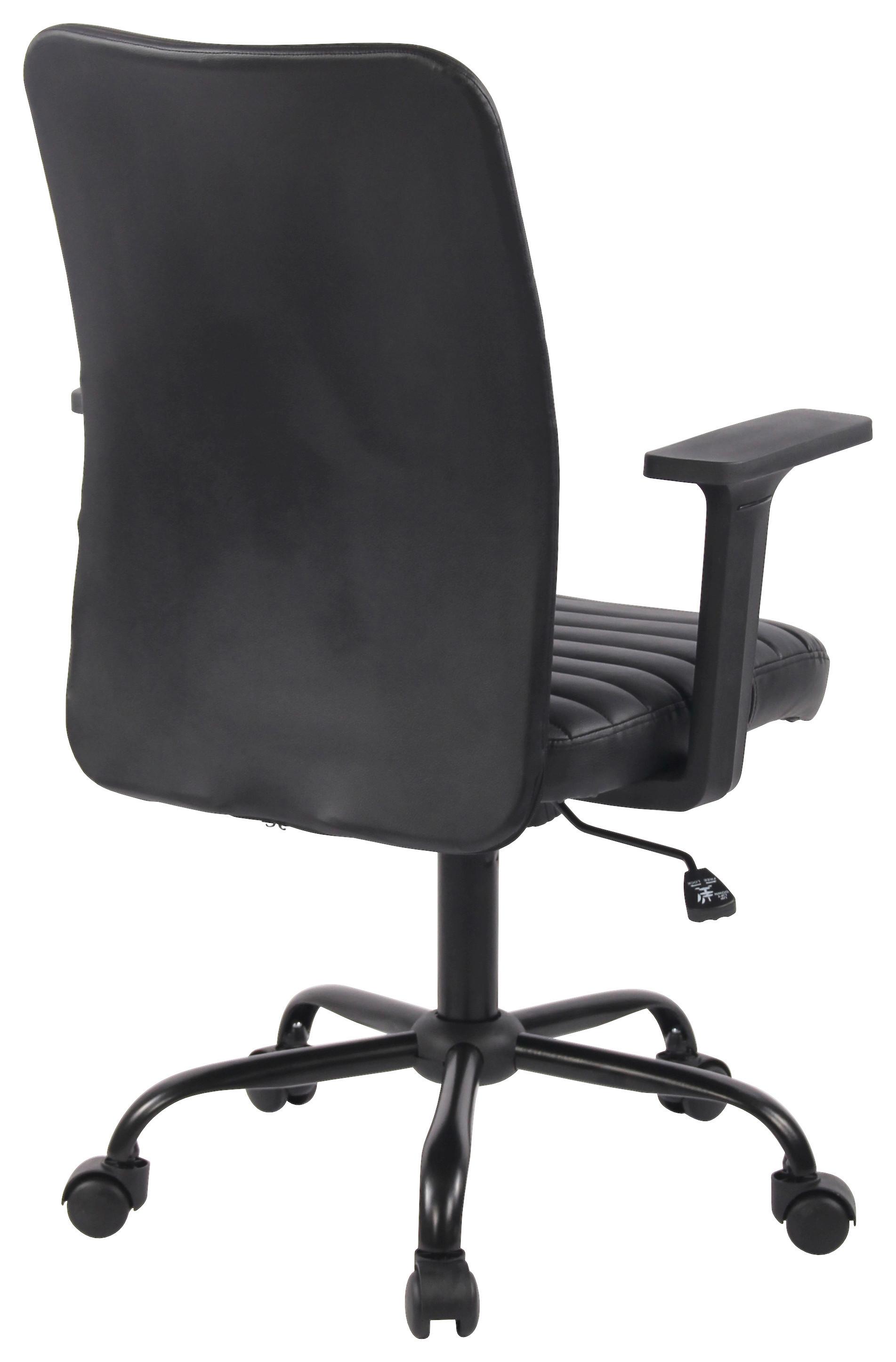 KONTORSSTOL NOIR - svart, Modern, metall/textil (60/91-101/58cm) - Mömax