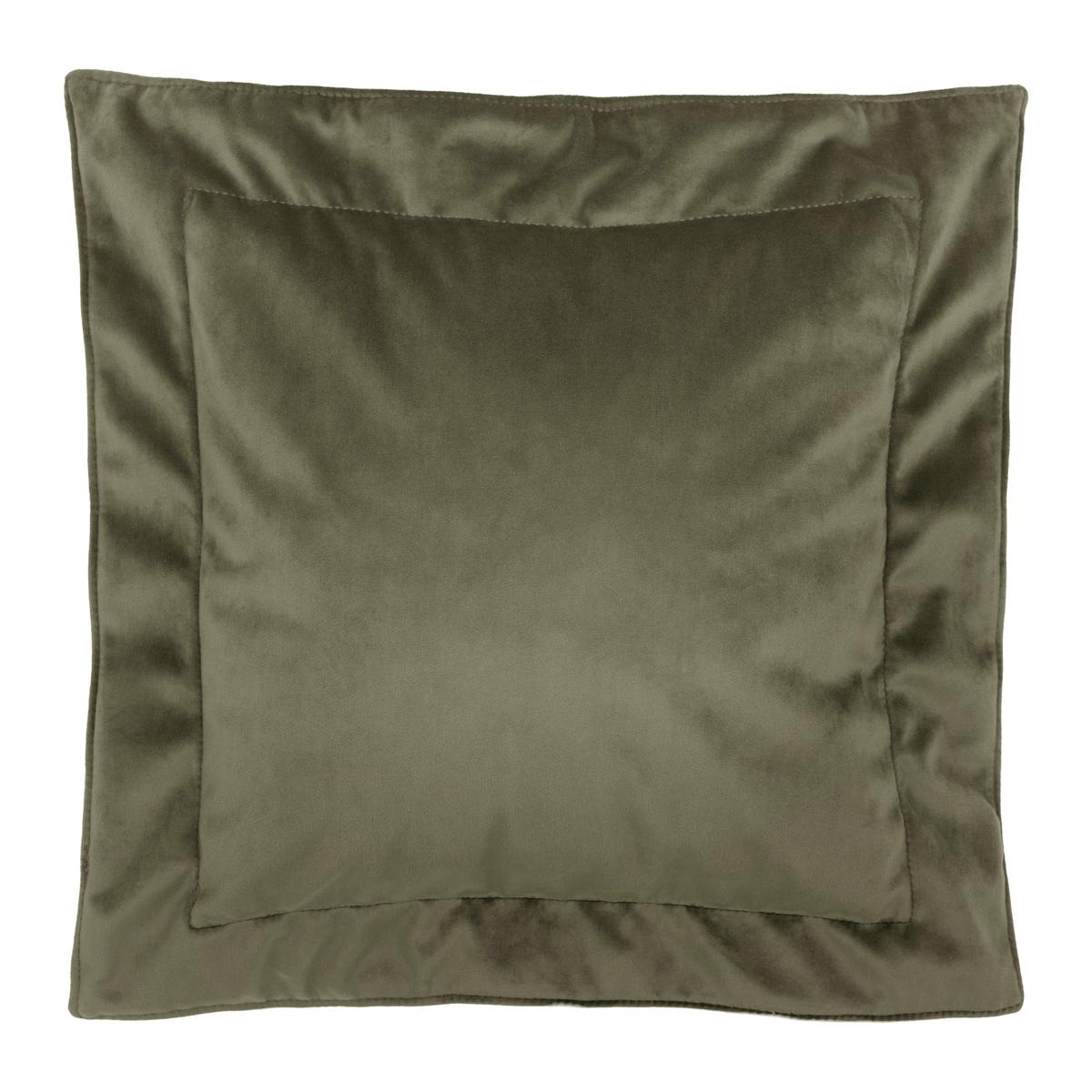 Blazina Za Zofo Trendy, Olivno Zelena, 40x40 - olivno zelena , Moderno, tekstil (40/40cm) - Premium Living