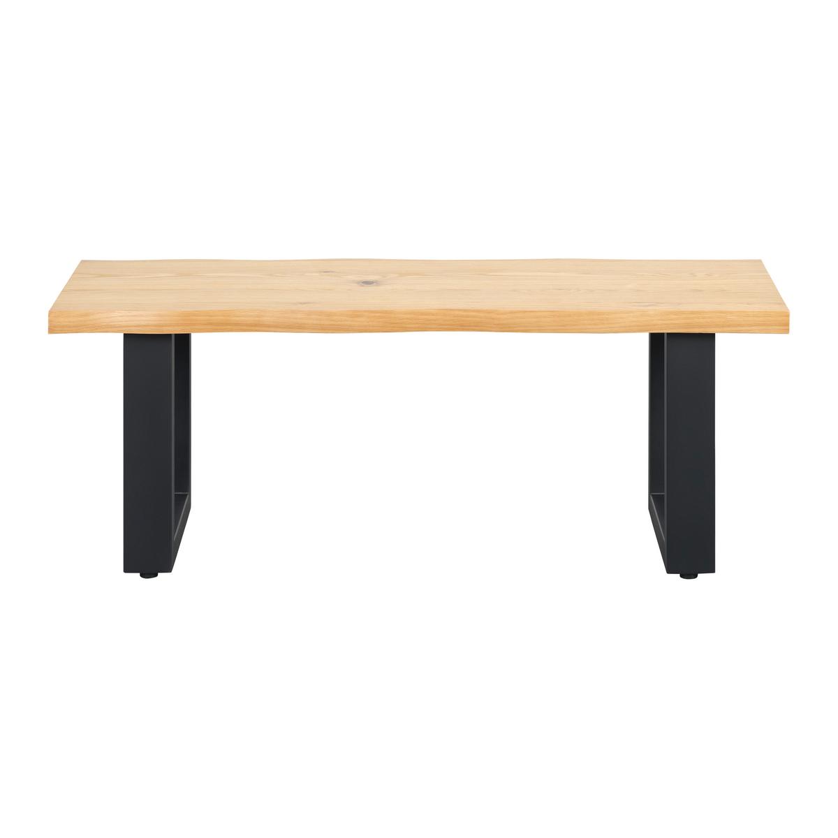 Ülőpad Boston - fekete/Artisan tölgy, Modern, fa/fém (120/45/38cm) - Modern Living