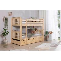 Etagenbett Sammy Naturfarben ca. 90x200cm - Naturfarben, MODERN, Holz (90/200cm) - MID.YOU
