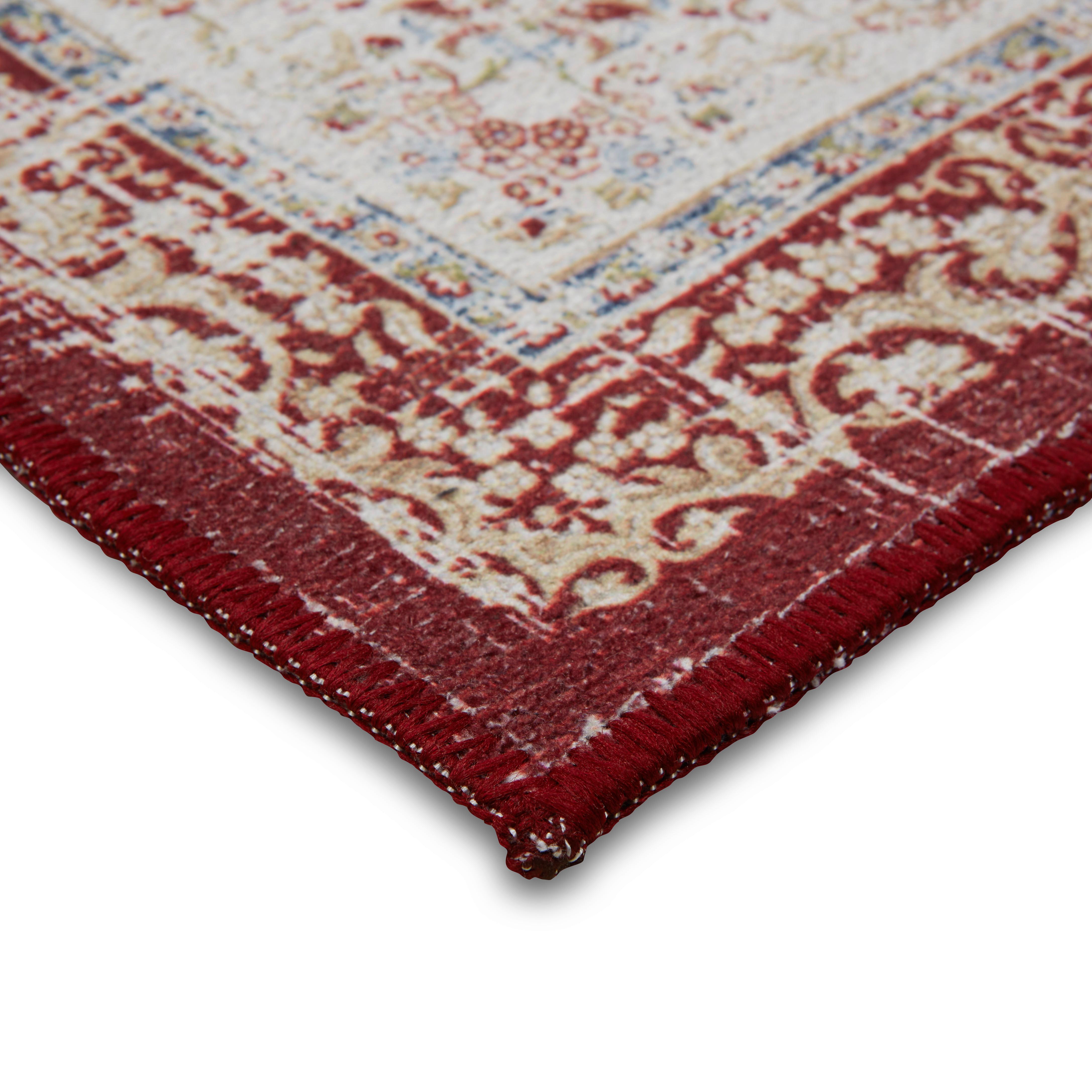Síkszövött Szőnyeg Olivia 80/200cm - piros, Konventionell, textil (80/200cm) - Mömax