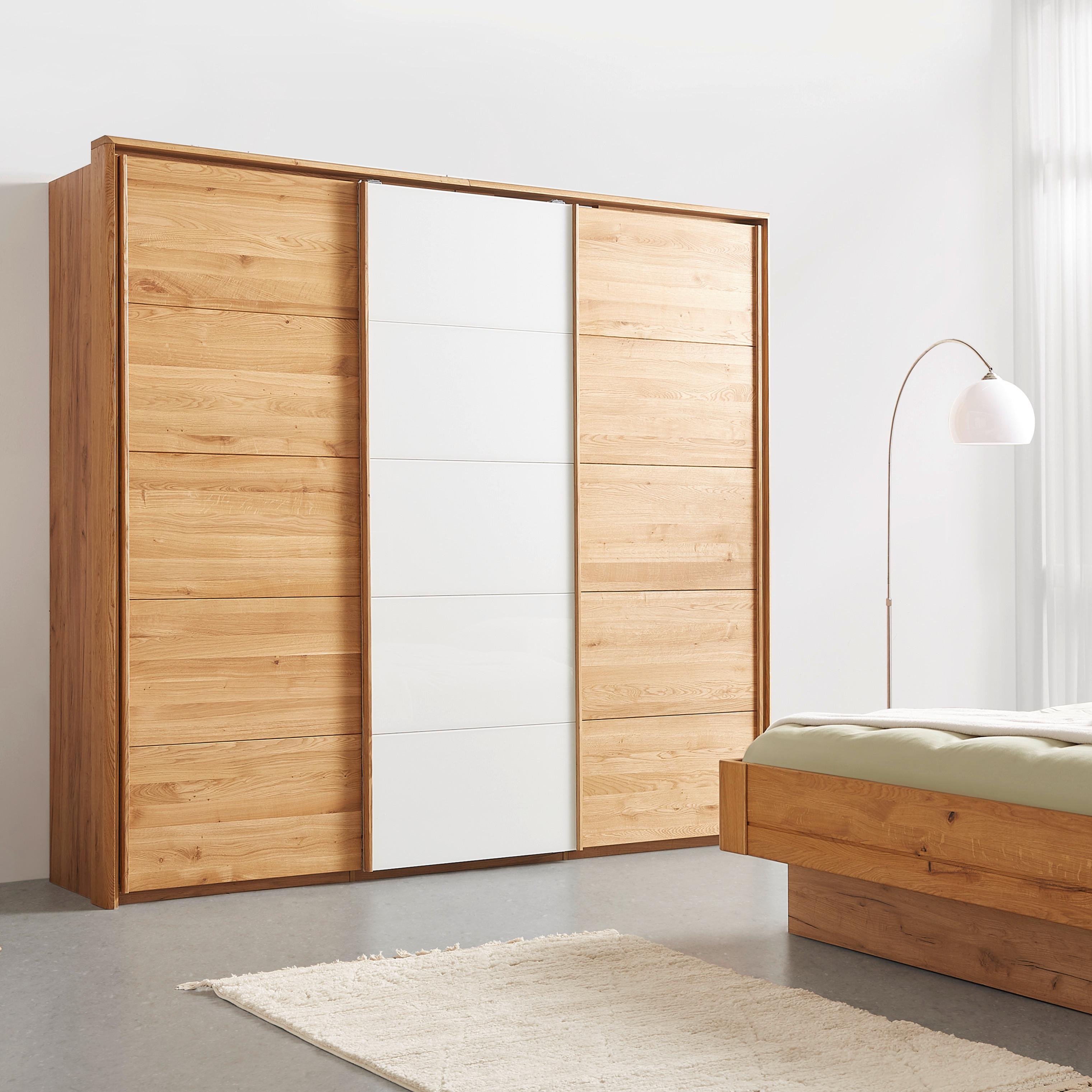 Tolóajtós Szekrény Monterray - tölgyfa, Konventionell, faalapú anyag/fa (255/220/60cm) - ecoTree