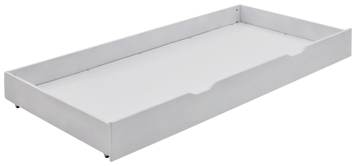 Sertar depozitare pat Lupo - alb, Konventionell, lemn (195/19/94cm)