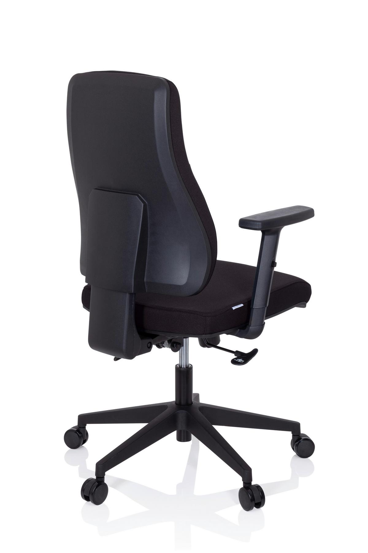 Pisarniški Stol Mathes, Črna - črna, Moderno, umetna masa/tekstil (65/113/60cm) - MID.YOU