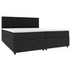 Boxbett Odin Schwarz ca. 180x200cm - Schwarz, KONVENTIONELL, Kunststoff/Textil (180/200cm) - Based