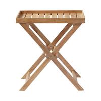 TABLETTTISCH TRAY TABLE - Teakfarben, KONVENTIONELL, Holz (60/40/65cm) - MID.YOU