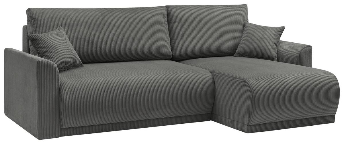 Coltar Kim - gri închis, Modern, lemn (233/146cm) - Modern Living