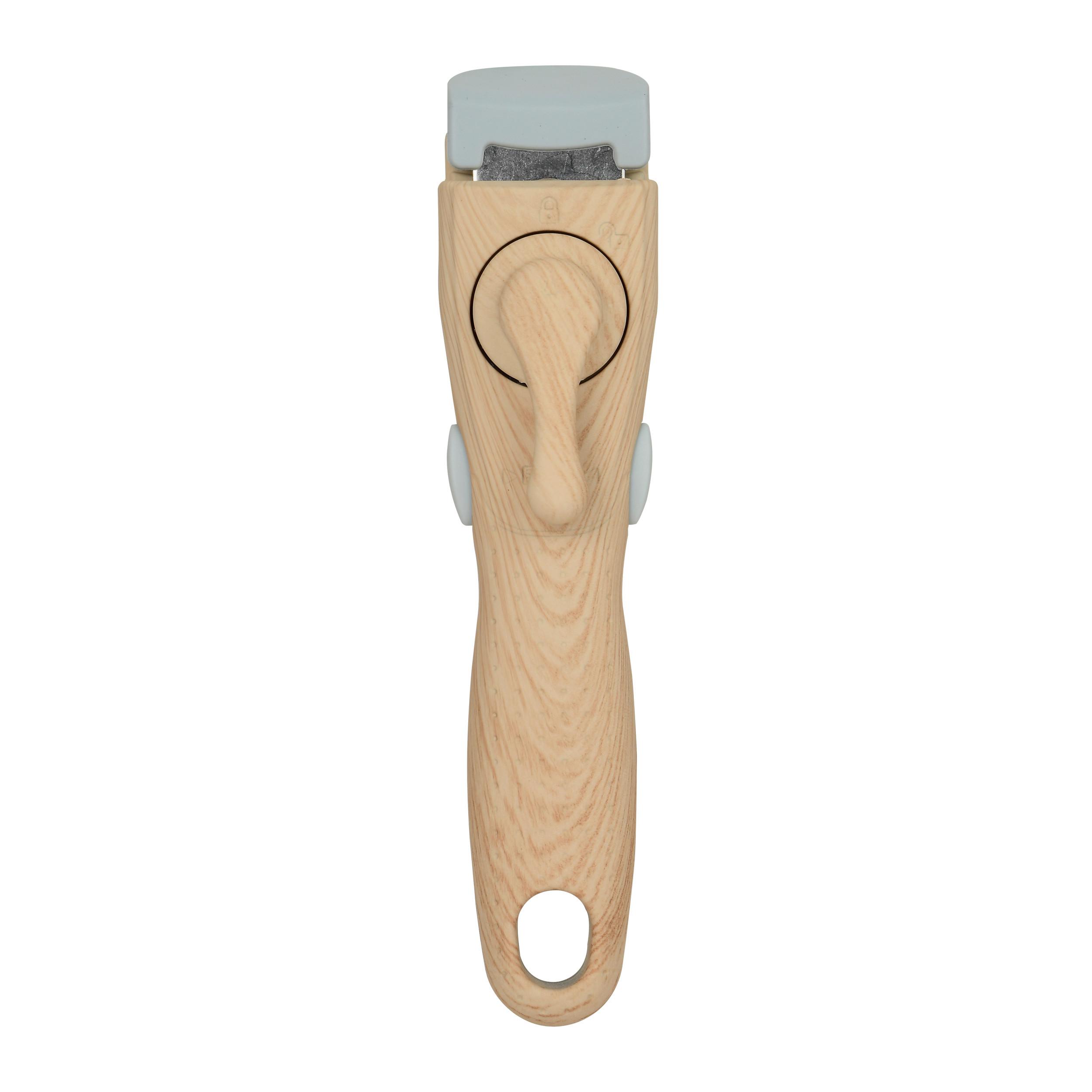 HANDTAG TILL STEKPANNA CLICK & COOK - WOOD - brun, Klassisk, metall/plast (19/4,8/5,5cm) - Mömax