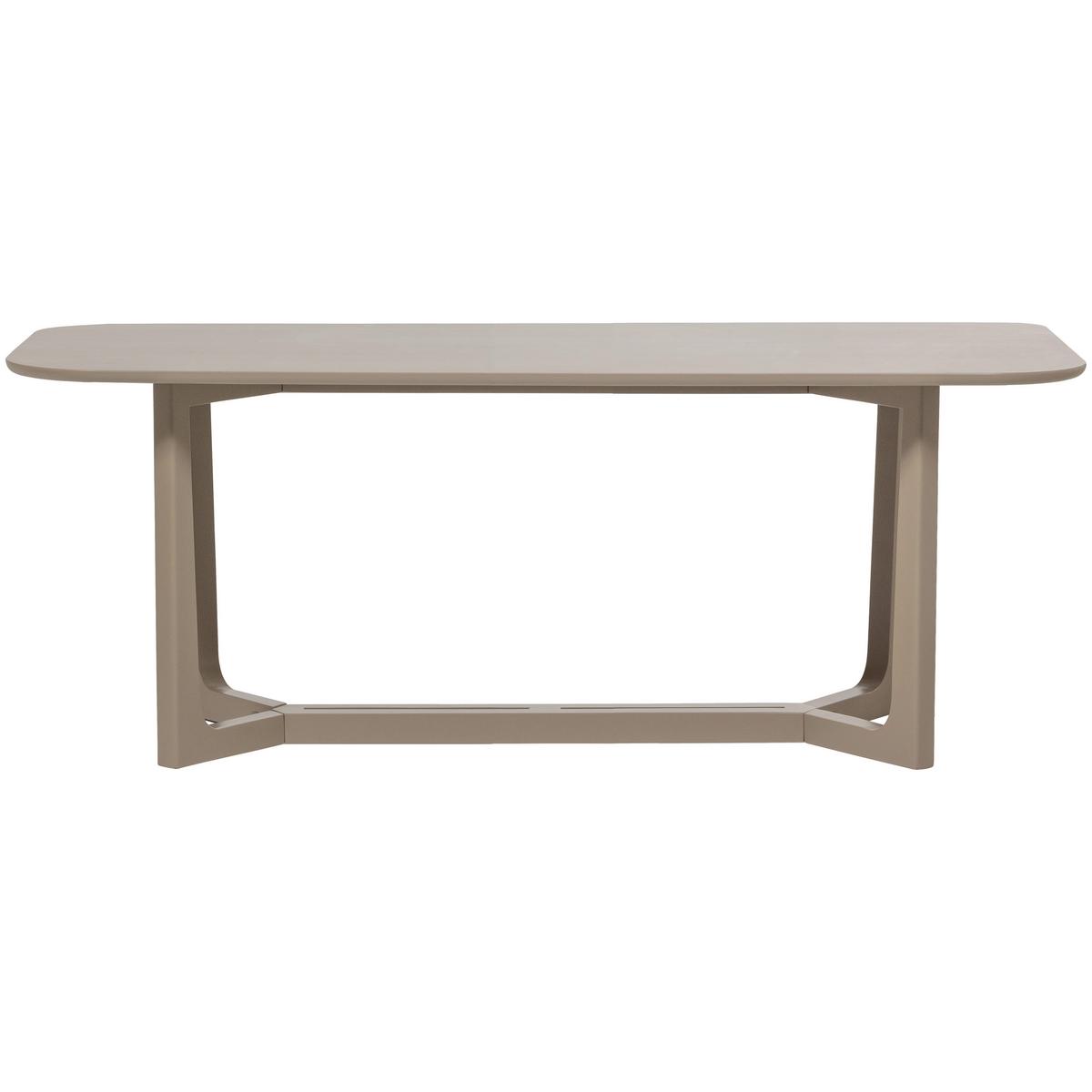 Esstisch Ferion Schlammfarben L: 180cm - Schlammfarben, MODERN, Holz (180/90/76cm) - Livetastic