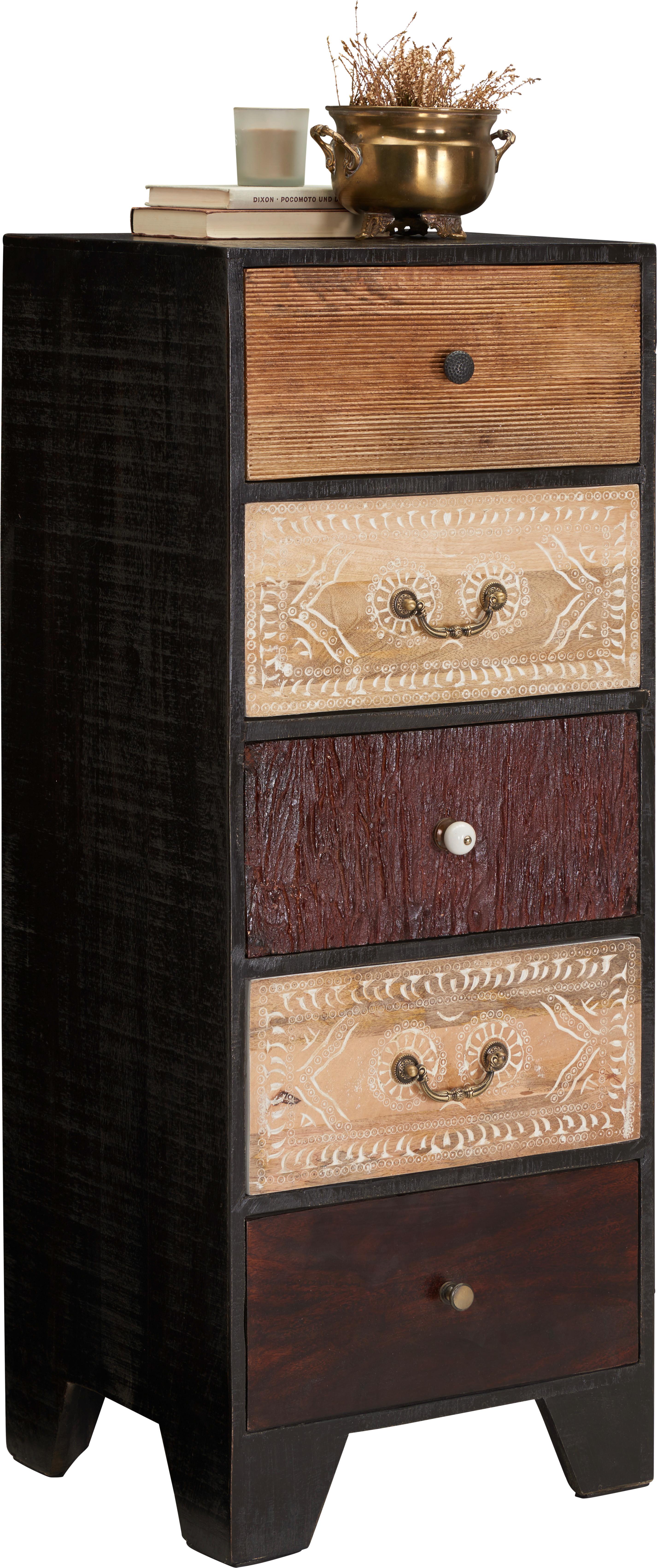 Comodă Peru - multicolor, Lifestyle, lemn/material pe bază de lemn (46/118/40cm) - Zandiara