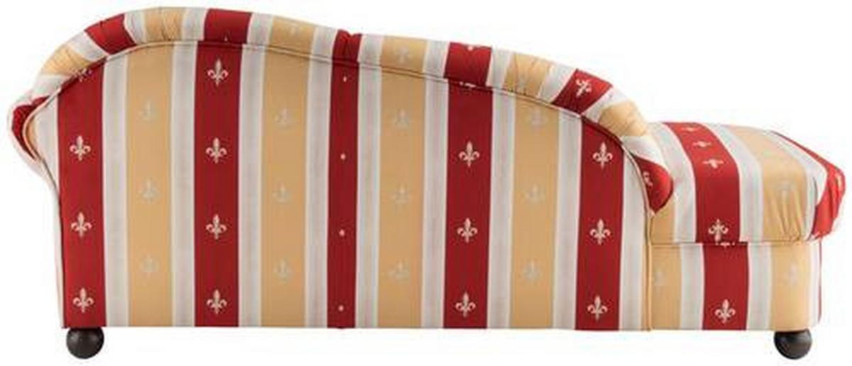 Ottomane Torello Rot Mikrofaser - Wengefarben/Rot, KONVENTIONELL, Holz/Textil (190/84/86cm) - Livetastic