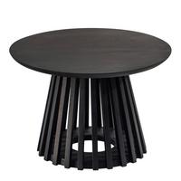 Klubska Miza Wl6.810 - črna, Design, les (60/60/41cm) - MID.YOU