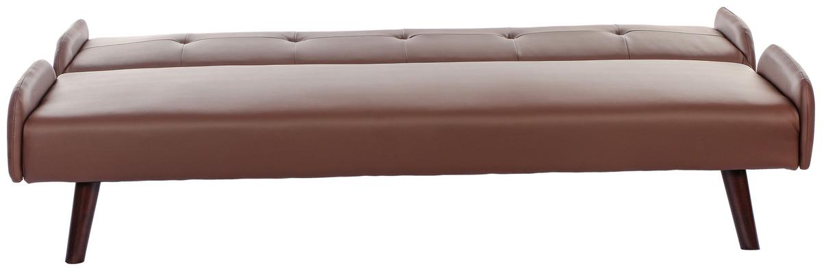 Zofa S Posteljno Funkcijo Rotterdam, Rjava - temno rjava/rjava, Basics, tekstil/les (185/77/91cm) - P & B