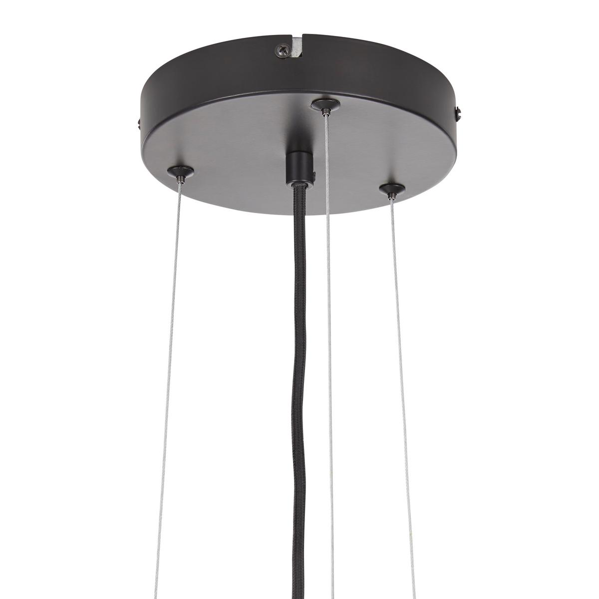 LAMPA WISZĄCA LED MARGE - czarny/biały, Modern, tworzywo sztuczne/metal (40/120cm) - Bessagi Home