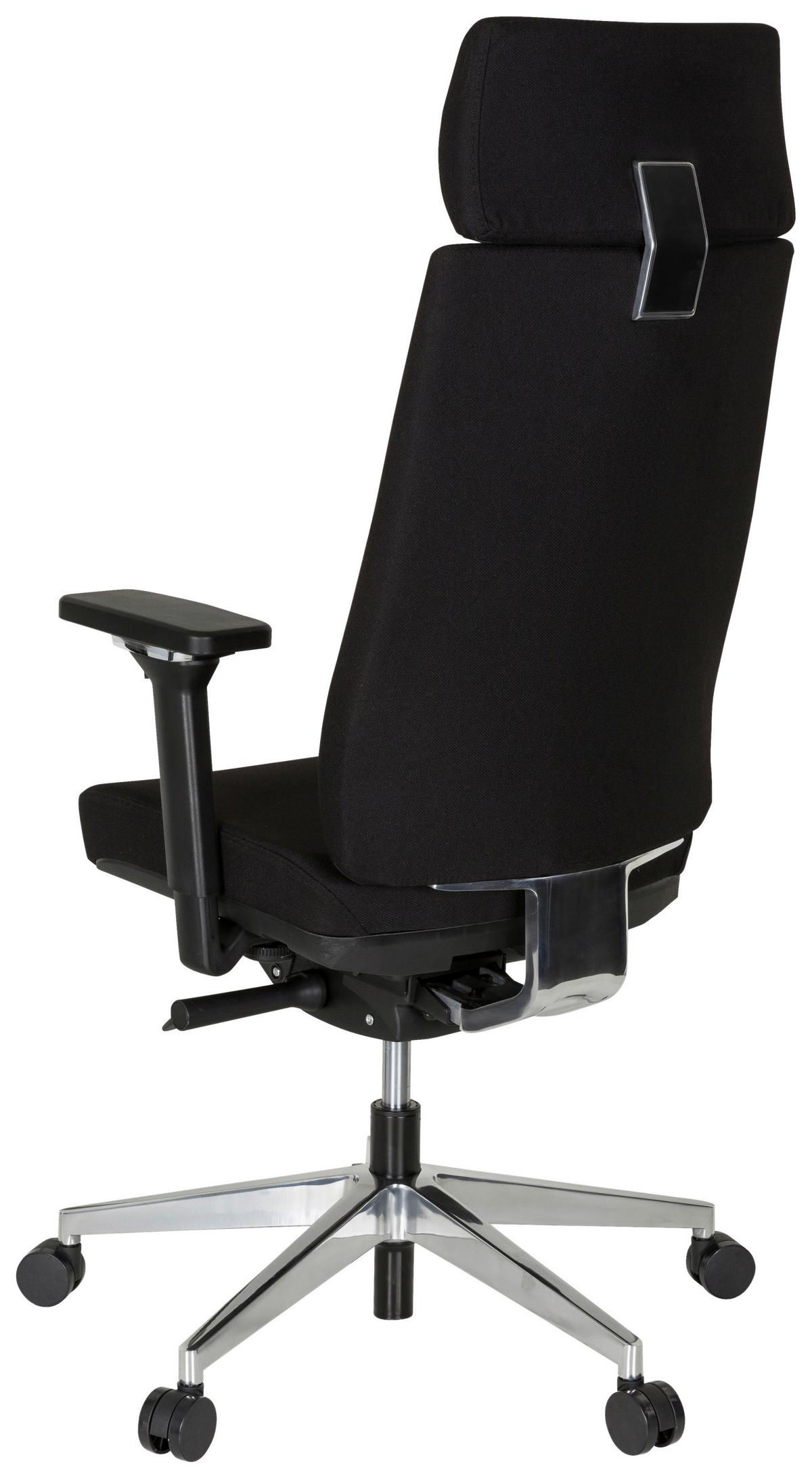 Pisarniški Stol Move-tec Pro 3d, Črna - črna/barve aluminija, Moderno, kovina/umetna masa (71/137/62cm) - MID.YOU