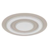 LED-DECKENLEUCHTE 48032-40S JAYDEN - Sandfarben/Weiss, Design, Kunststoff/Metall (48/5,5cm) - Globo