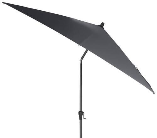 Sonnenschirm BHT: 250x258x250 cm, wetterbeständig, Anthrazit - Anthrazit, KONVENTIONELL, Textil/Metall (250/250cm) - Siena Garden