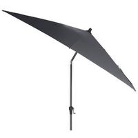 Sonnenschirm BHT: 250x258x250 cm, wetterbeständig, Anthrazit - Anthrazit, KONVENTIONELL, Textil/Metall (250/250cm) - Siena Garden