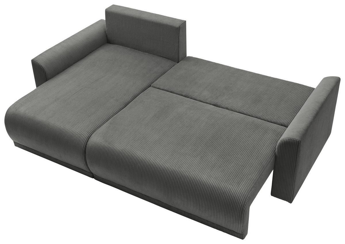 Coltar Kim - gri închis, Modern, lemn (233/146cm) - Modern Living