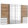 Ormar S Kliznim Vratima Level 36 A - bijela/boje hrasta, Moderno, drvni materijal (350/236/65cm) - Modern Living