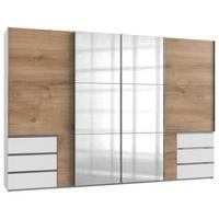 Ormar S Kliznim Vratima Level 36 A - bijela/boje hrasta, Moderno, drvni materijal (350/236/65cm) - Modern Living