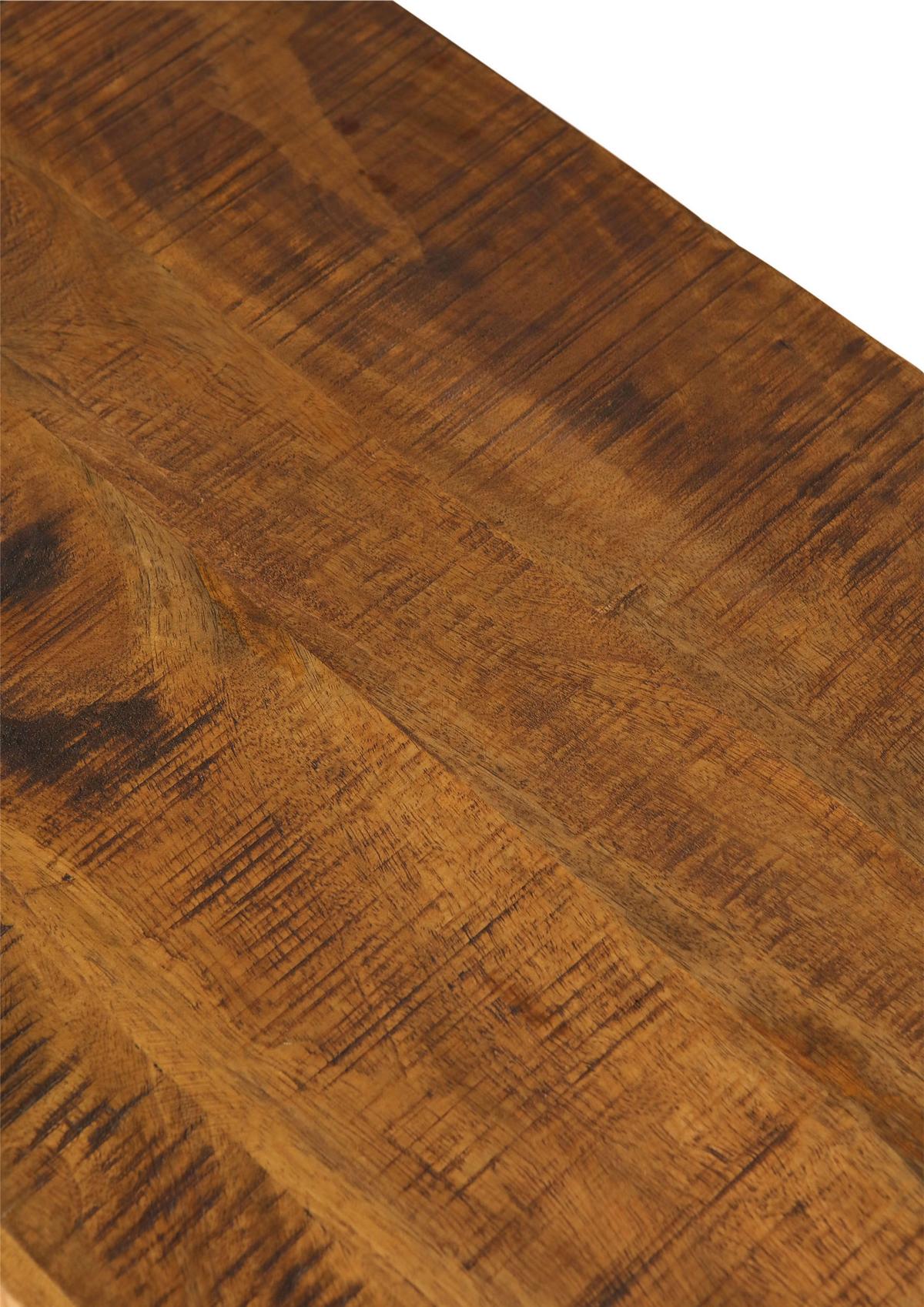 KOMODA NISKA BARNEY - kolor naturalny/czarny, Konventionell, metal/drewno (160/50/45cm) - Landscape