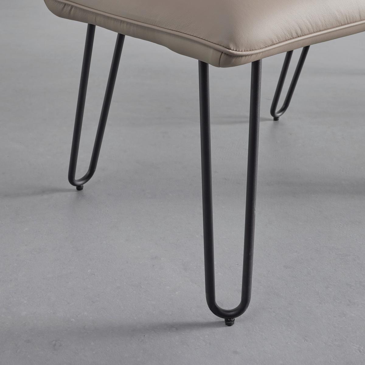 Ülőpad Ivie - taupe, Modern, textil/fa (140/92/62cm) - Bessagi Home