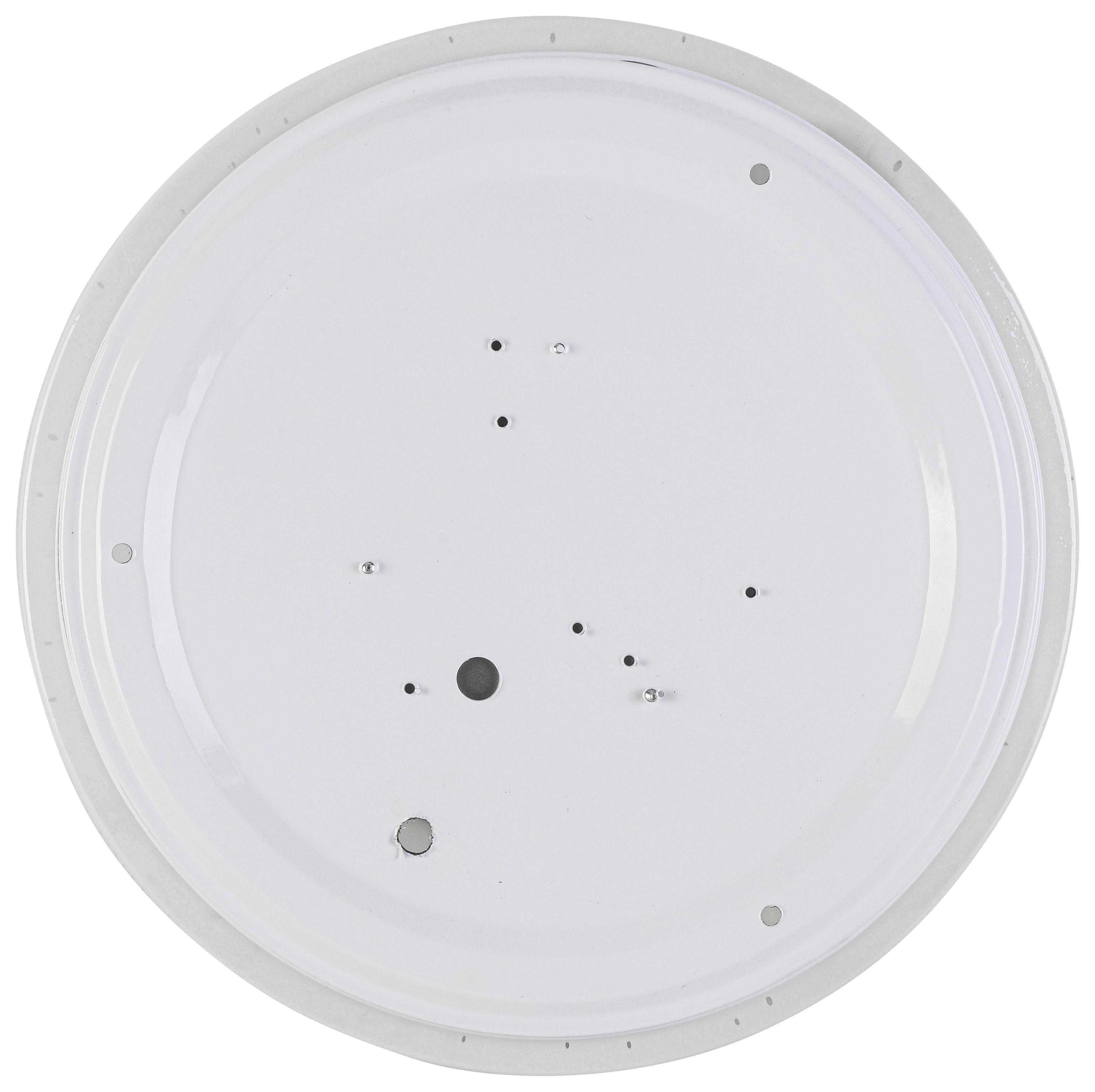 LED-TAKLAMPA ALI - vit/kromfärg, Modern, metall/plast (26/5,5cm) - Mömax