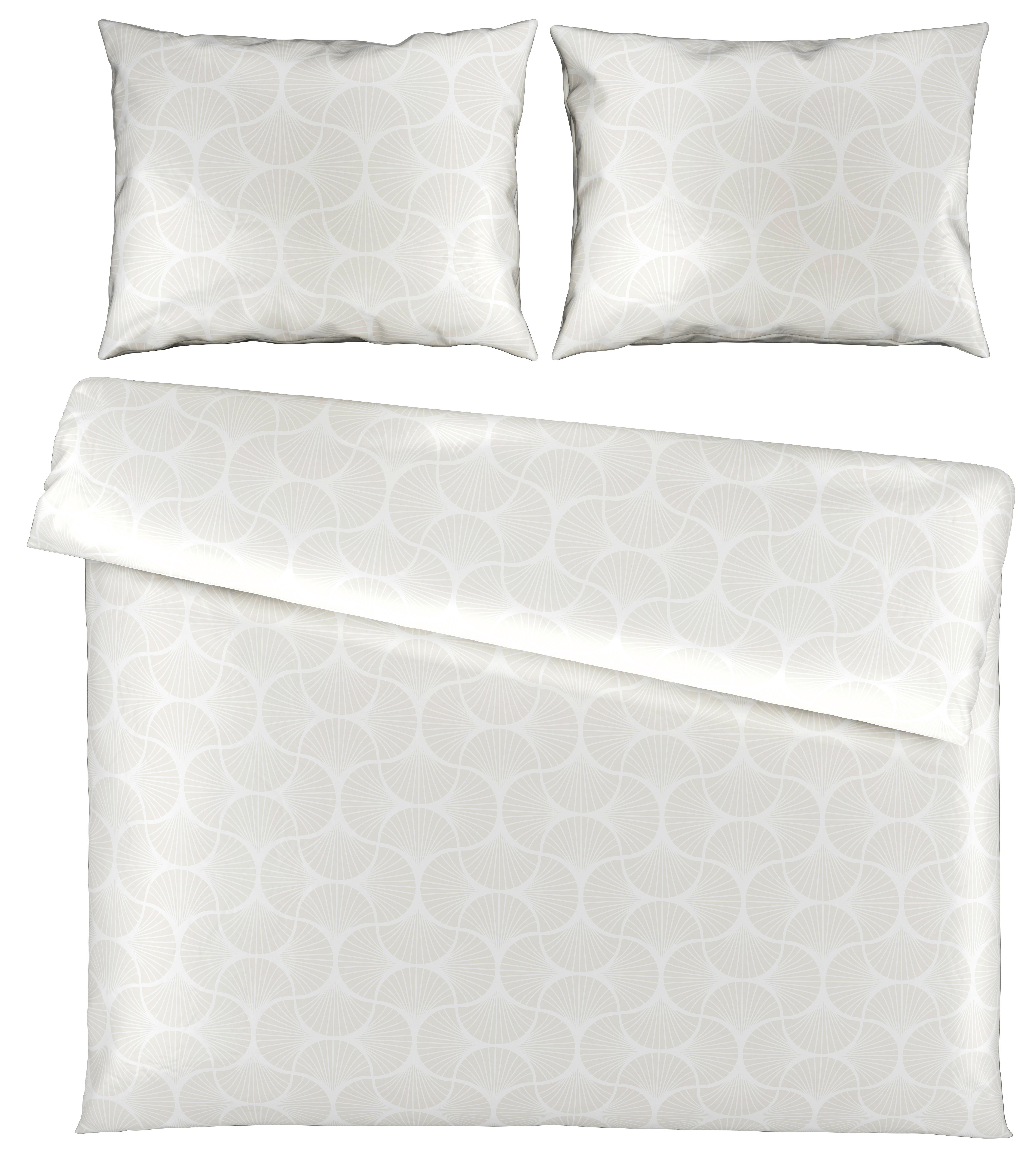 Bettwäsche Finn XXL Naturfarben ca. 200x220cm - Naturfarben, MODERN, Textil (200/220cm) - Modern Living