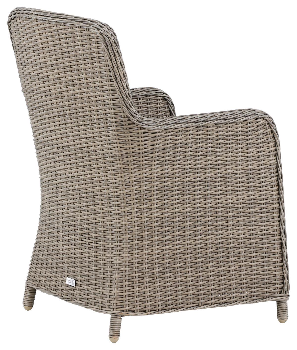 GARTENSTUHL-SET WEMBLEY - Braun, KONVENTIONELL, Kunststoff/Textil (62/94/66cm) - Gardenson